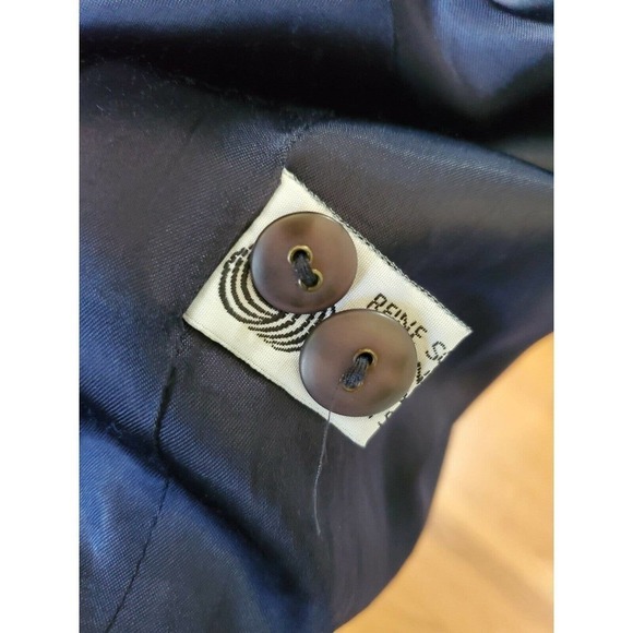 Vintage CRISCA Navy Blue Wool Size 38  (medium) - Picture 9 of 11